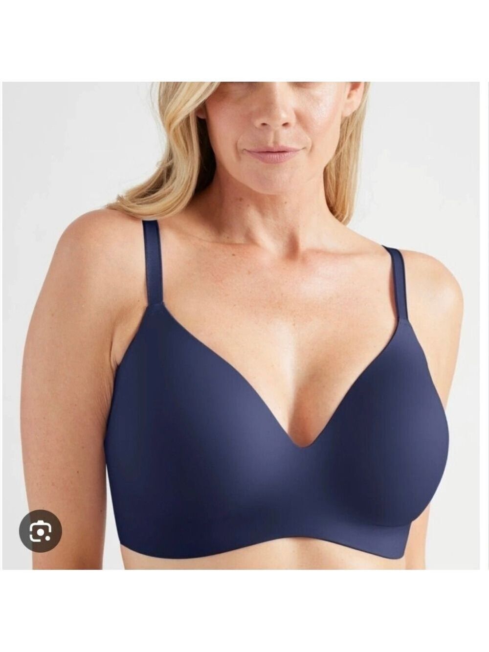 Knix Wingwoman Midnight Blue Seamless/Wireless Contour Bra